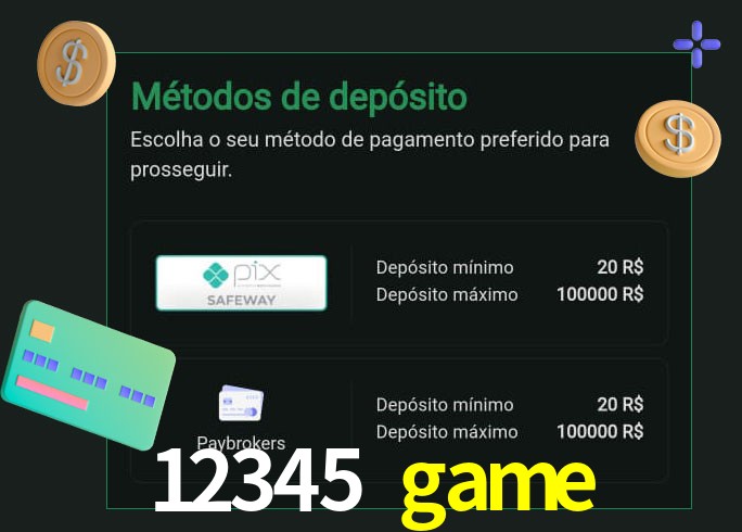 O cassino 12345 game oferece uma grande variedade de métodos de pagamento