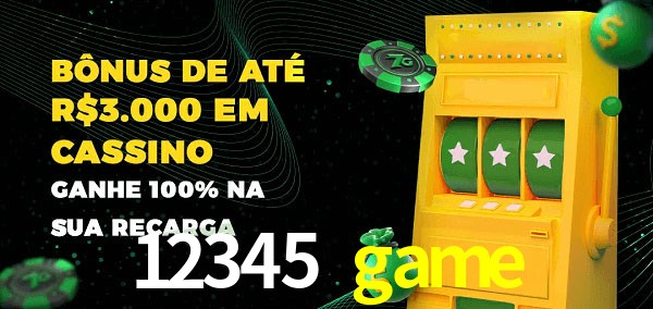 12345 game melhor bônus de depósito