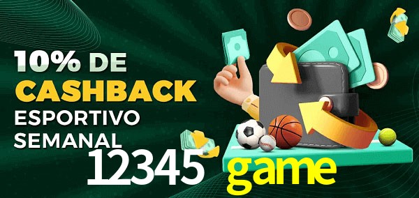 10% de bônus de cashback na 12345 game